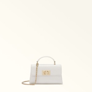 Furla 1927 Mini Vesker Dame Hvite | 9361-JPOLW