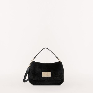 Furla 1927 SOFT Crossbody Veske Dame Svarte | 0546-ELPQW