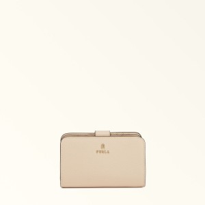 Furla CAMELIA Liten Lommebok Dame Pisket Krem | 0623-GBVOX