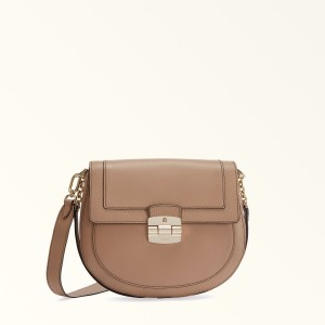 Furla CLUB 2 Crossbody Veske Dame Kaffe | 8930-GVNLK