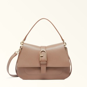 Furla FLOW Håndveske Dame Kaffe | 6521-WMQRA