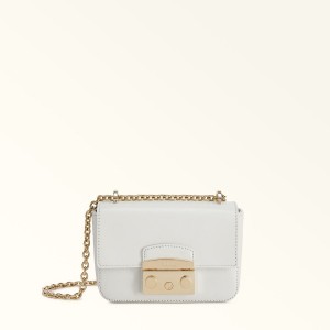 Furla METROPOLIS Crossbody Veske Dame Hvite | 0483-CGPUT