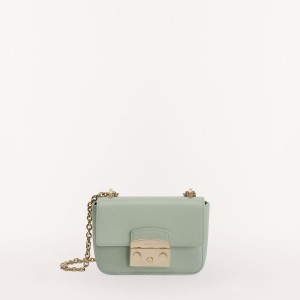 Furla METROPOLIS Crossbody Veske Dame Mint | 8751-UJKZC