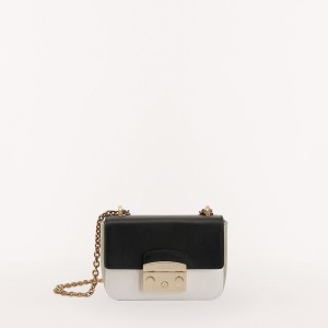 Furla METROPOLIS Crossbody Veske Dame Svarte | 2304-XTUOI