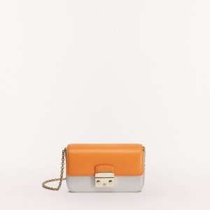 Furla METROPOLIS Mini Vesker Dame Oransje Hvite | 6314-GEAUK