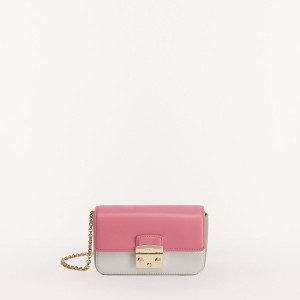 Furla METROPOLIS Mini Vesker Dame Rosa Hvite | 8397-DLWOG