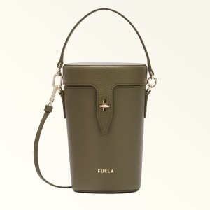 Furla NET Crossbody Veske Dame Olivengrønne | 8104-GPDJZ