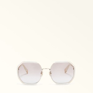 Furla SUNGLASSES Solbriller Dame Hvite | 8425-CITPK