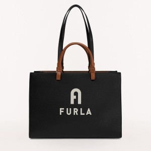 Furla VARSITY STYLE Totes Dame Svarte | 7845-YEMOG