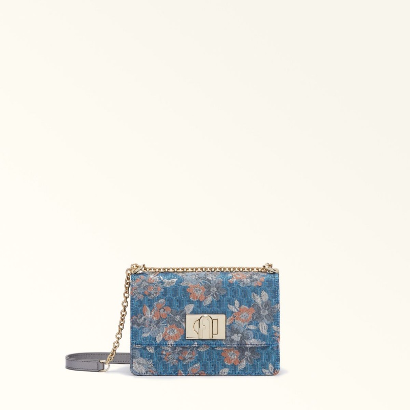 Furla 1927 Crossbody Veske Dame Blomster | 8326-WUVBO