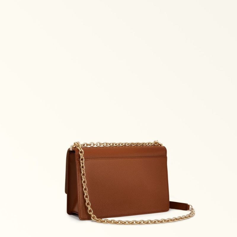 Furla 1927 Crossbody Veske Dame Brune | 5183-LVZAC