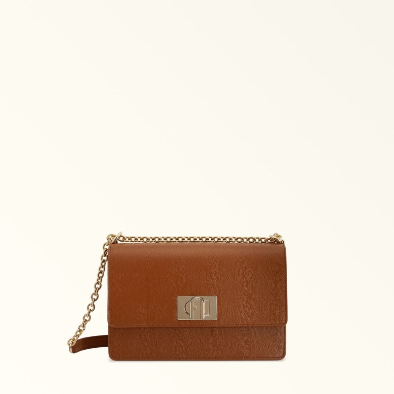 Furla 1927 Crossbody Veske Dame Brune | 5183-LVZAC