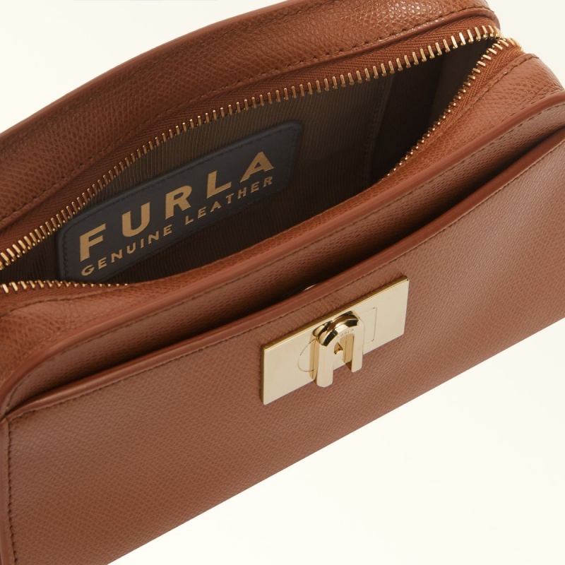 Furla 1927 Crossbody Veske Dame Brune | 9612-BYNJW