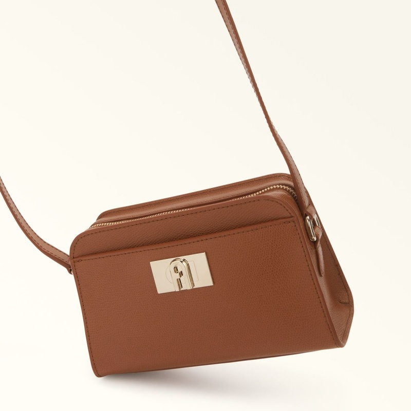 Furla 1927 Crossbody Veske Dame Brune | 9612-BYNJW