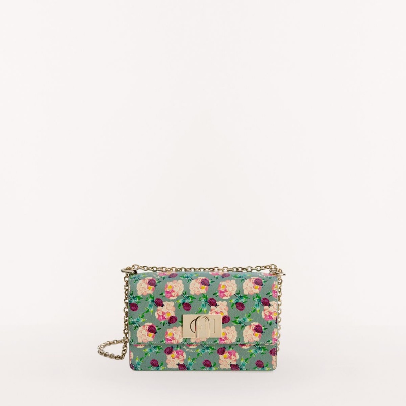 Furla 1927 Crossbody Veske Dame Grønn | 6184-VWPJF