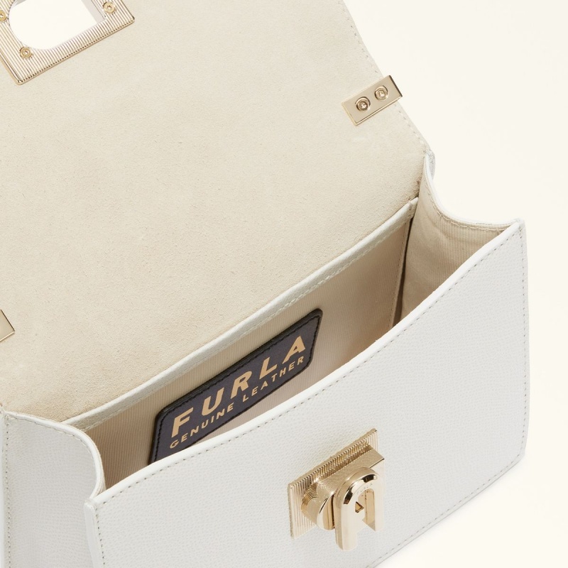 Furla 1927 Crossbody Veske Dame Hvite | 3504-EYMNV