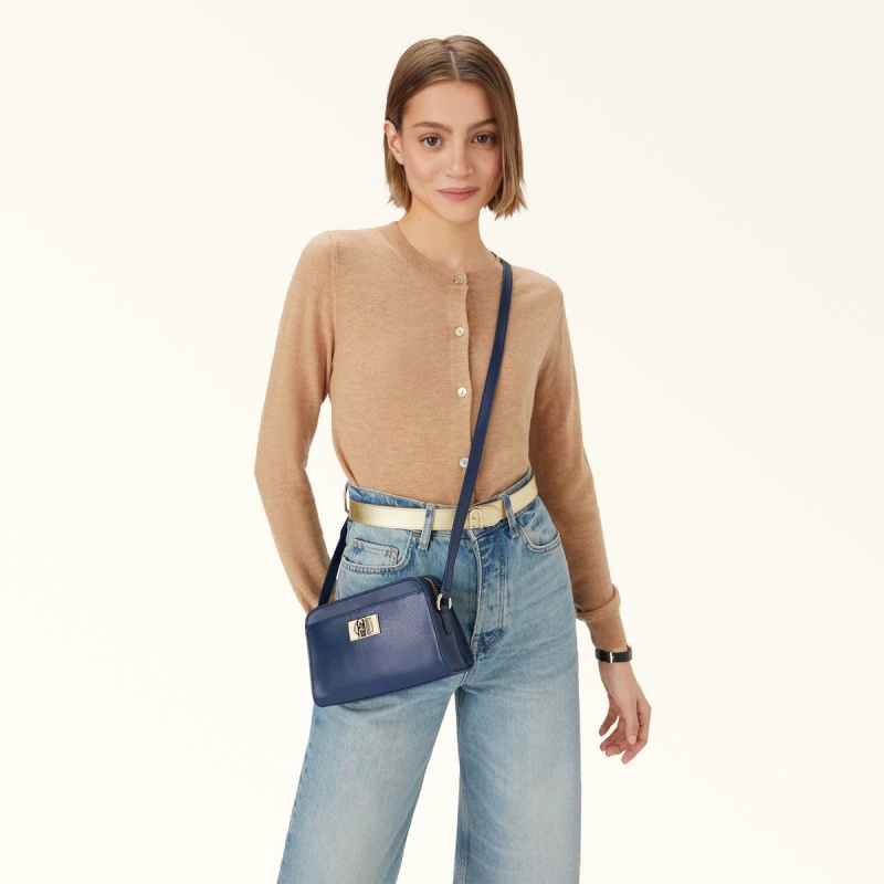 Furla 1927 Crossbody Veske Dame Marineblå | 4208-LACKB