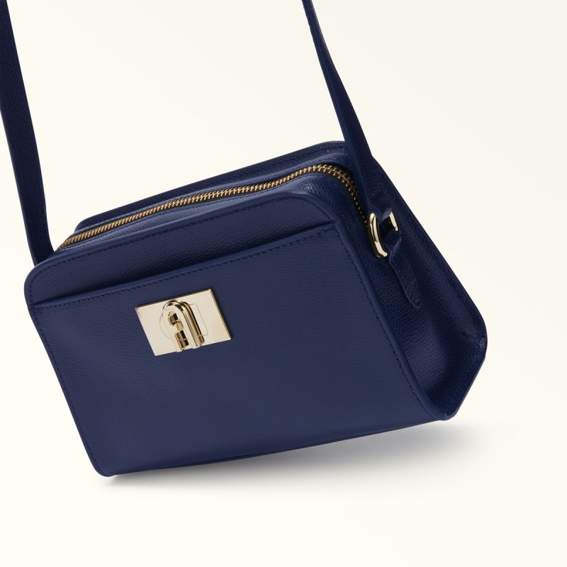 Furla 1927 Crossbody Veske Dame Marineblå | 4208-LACKB