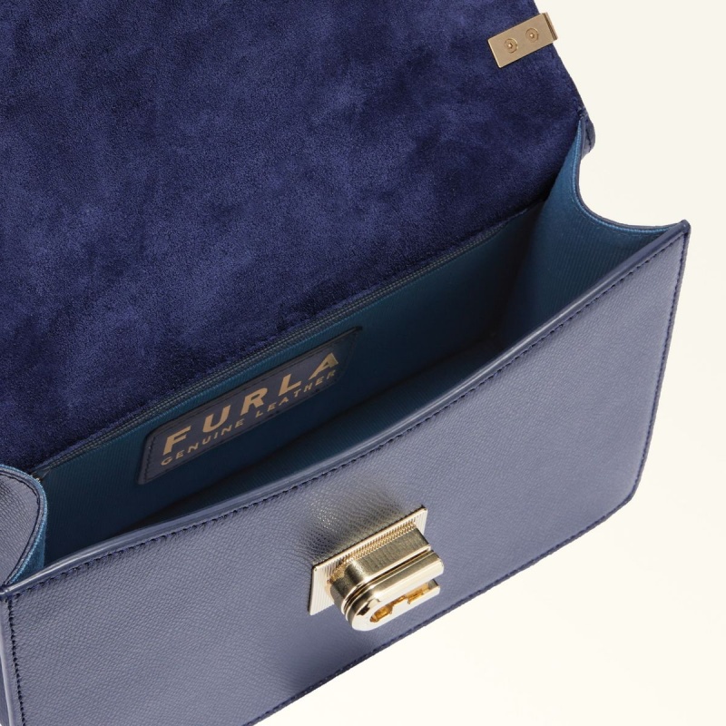 Furla 1927 Crossbody Veske Dame Marineblå | 1672-TENJW