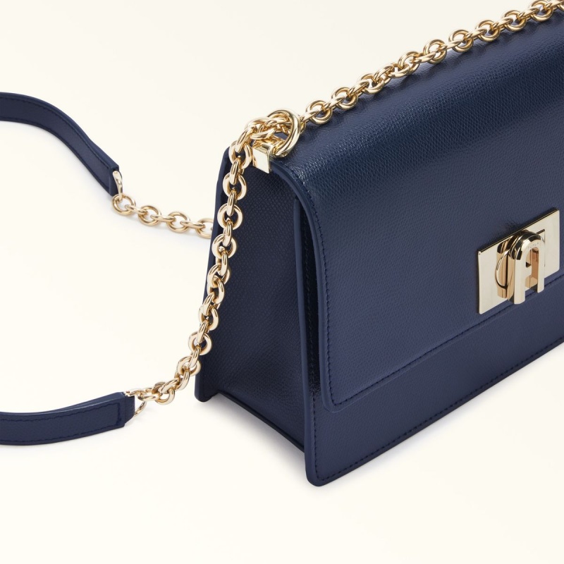 Furla 1927 Crossbody Veske Dame Marineblå | 1672-TENJW