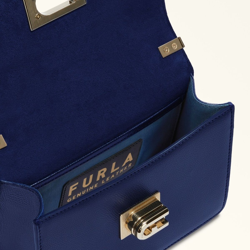 Furla 1927 Crossbody Veske Dame Marineblå | 8217-XSEQG