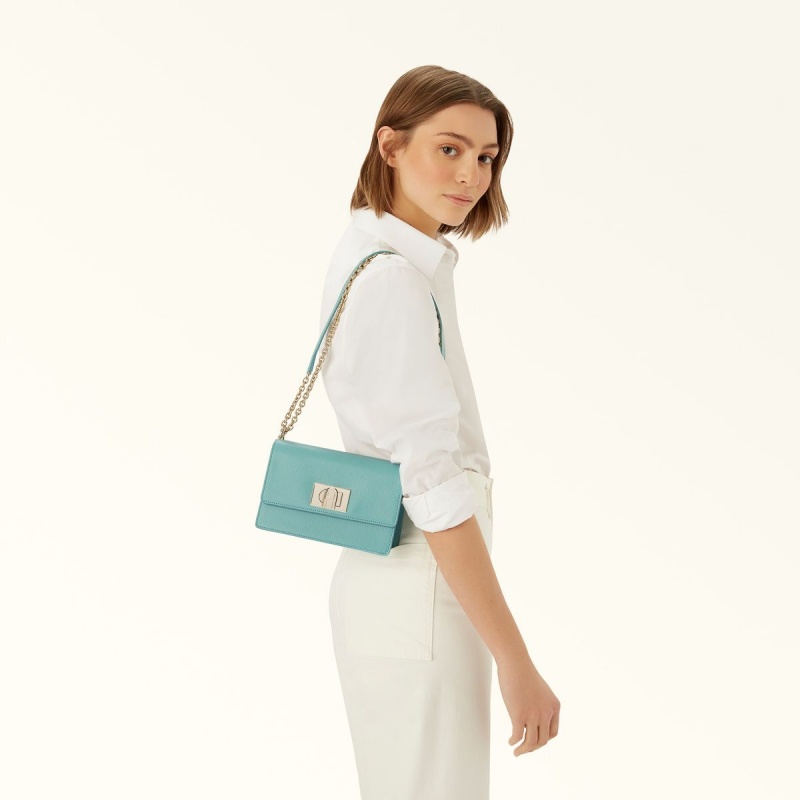 Furla 1927 Crossbody Veske Dame Mint | 7830-XVKPN