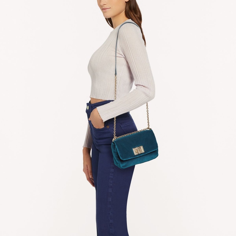 Furla 1927 Crossbody Veske Dame Mørke Grønn | 3017-XRVCH