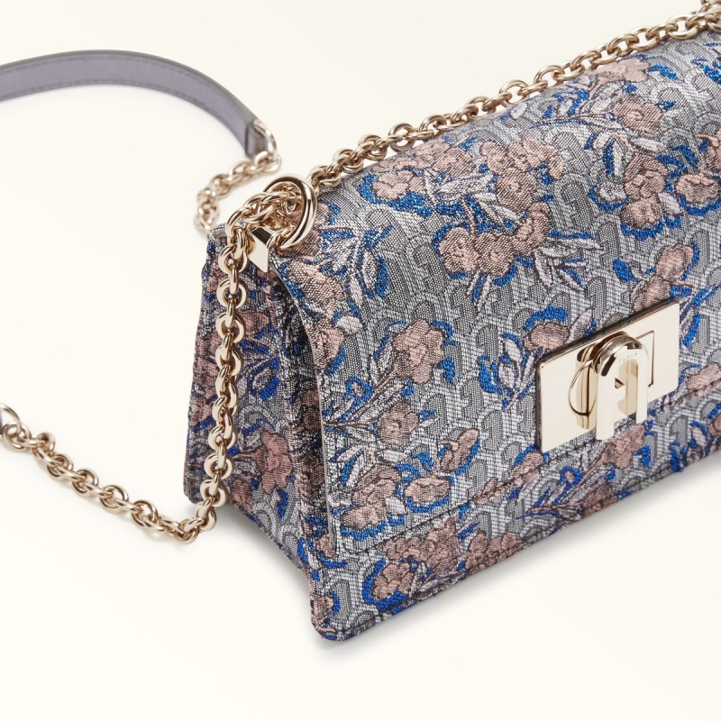 Furla 1927 Crossbody Veske Dame Sølv | 4721-LPQUV