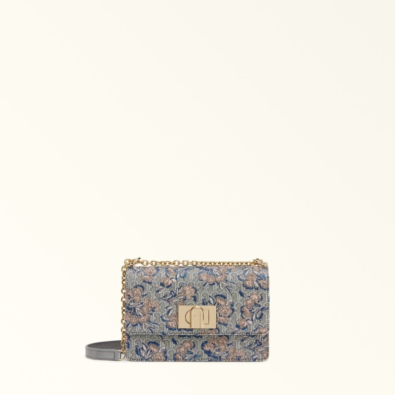 Furla 1927 Crossbody Veske Dame Sølv | 4721-LPQUV