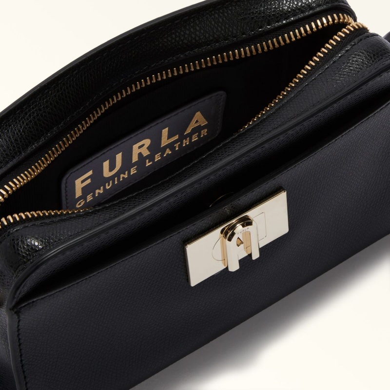 Furla 1927 Crossbody Veske Dame Svarte | 0743-GTWAK