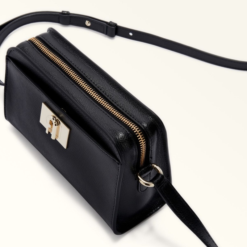 Furla 1927 Crossbody Veske Dame Svarte | 0743-GTWAK