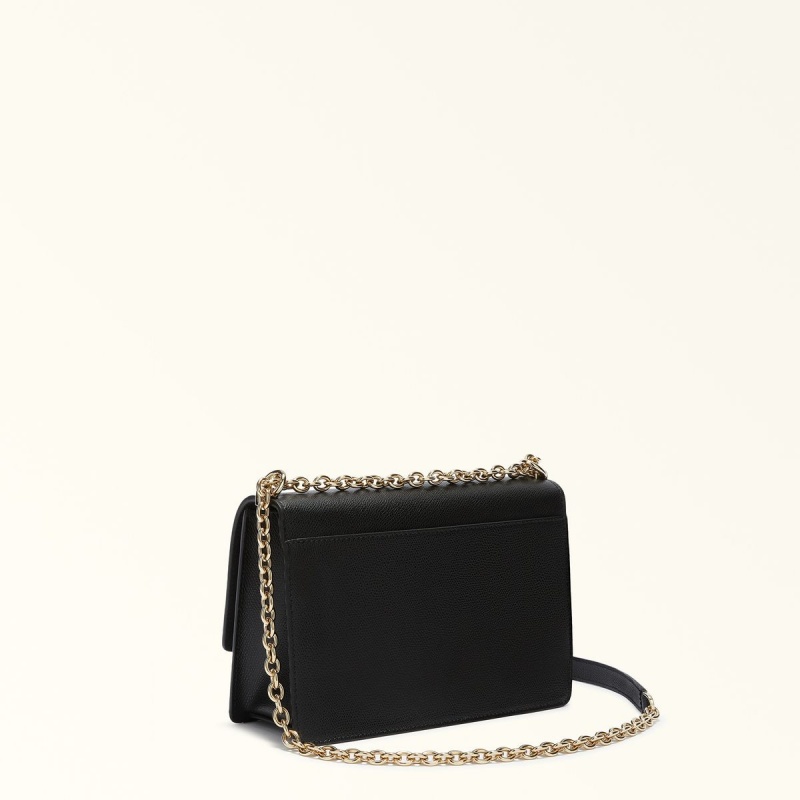 Furla 1927 Crossbody Veske Dame Svarte | 5098-BZKIF