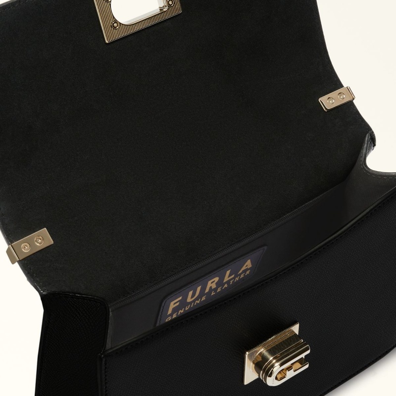 Furla 1927 Crossbody Veske Dame Svarte | 5098-BZKIF