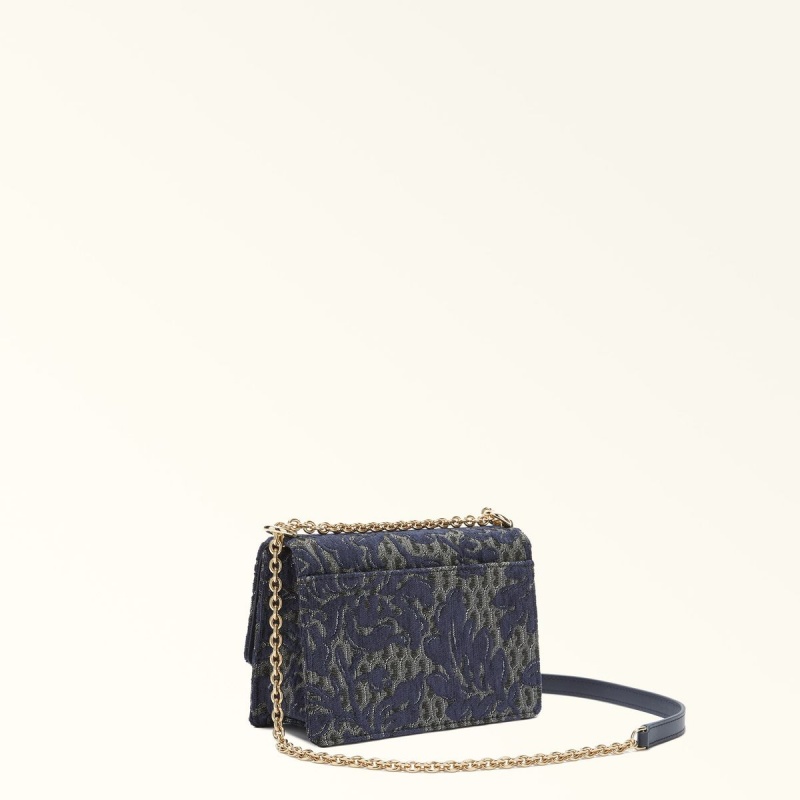 Furla 1927 Crossbody Veske Dame Svarte | 0639-HIKMG