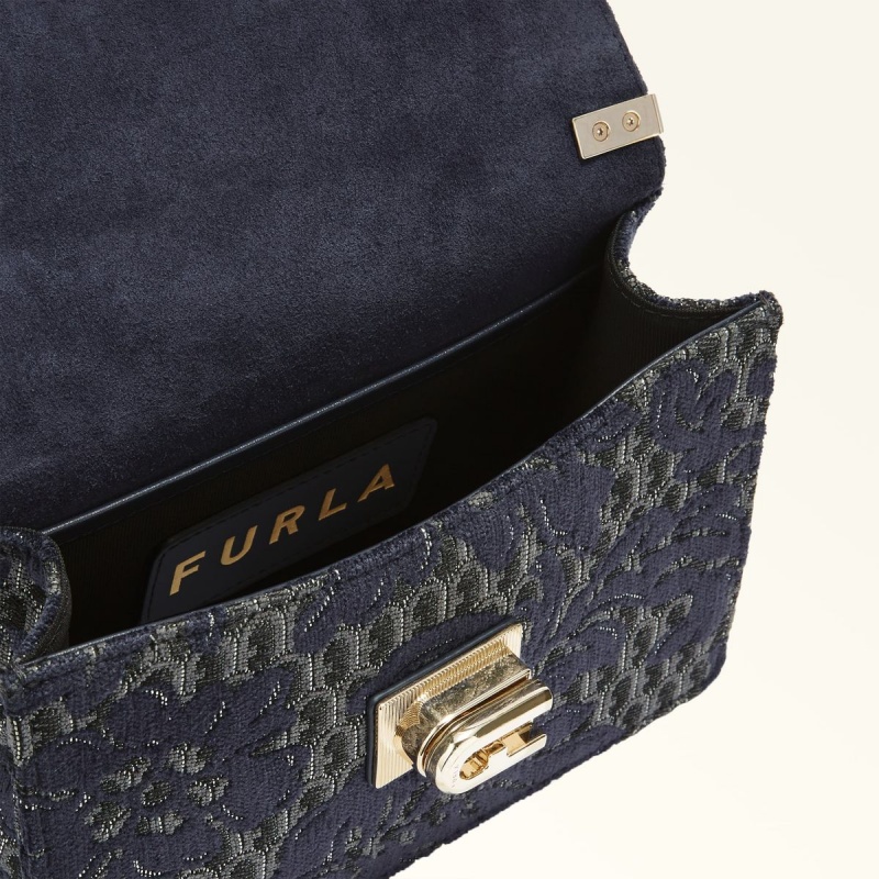 Furla 1927 Crossbody Veske Dame Svarte | 0639-HIKMG