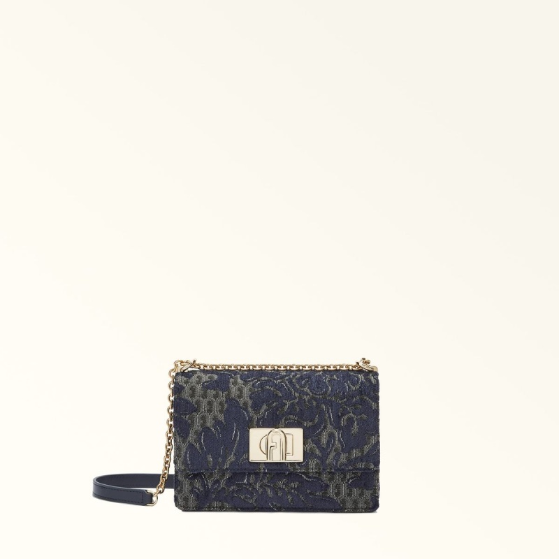 Furla 1927 Crossbody Veske Dame Svarte | 0639-HIKMG