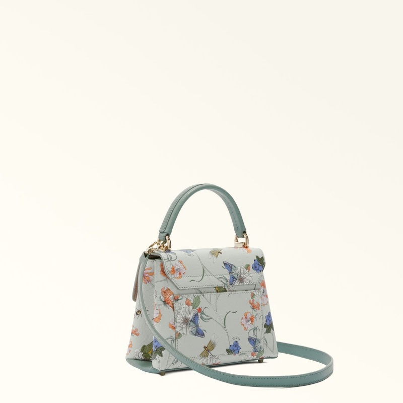 Furla 1927 Håndveske Dame Blomster | 3685-DBJYP