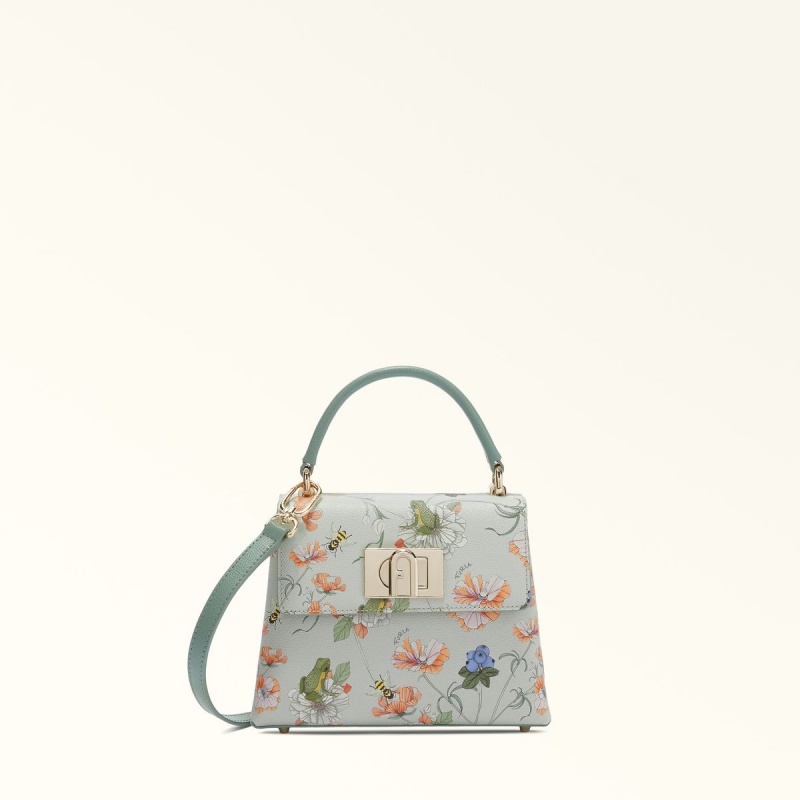 Furla 1927 Håndveske Dame Blomster | 3685-DBJYP