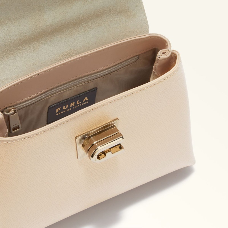 Furla 1927 Håndveske Dame Pisket Krem | 0365-BUFVT