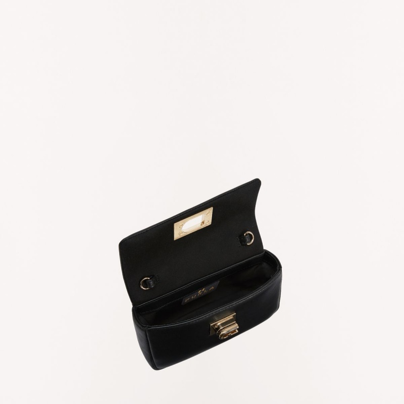 Furla 1927 Mini Vesker Dame Svarte | 3152-JZYCB