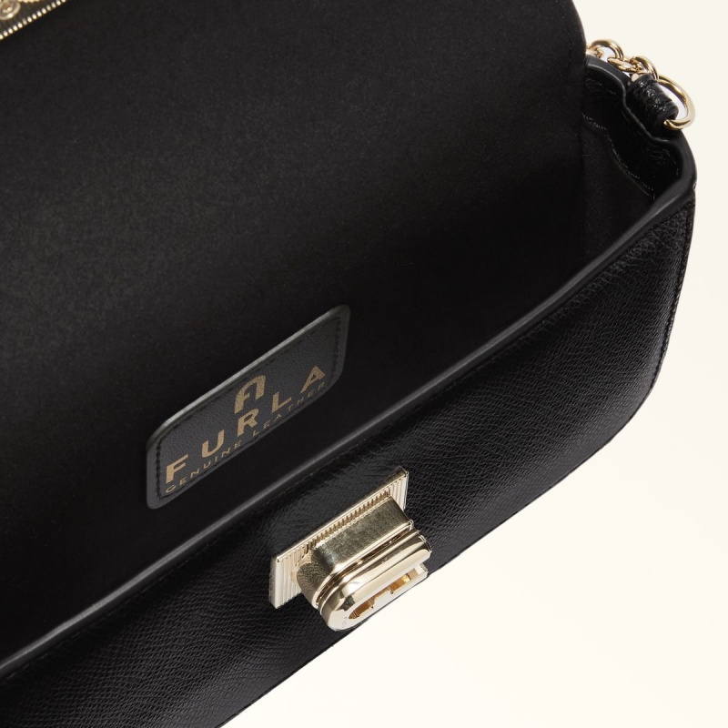 Furla 1927 Mini Vesker Dame Svarte | 3470-AHNSZ