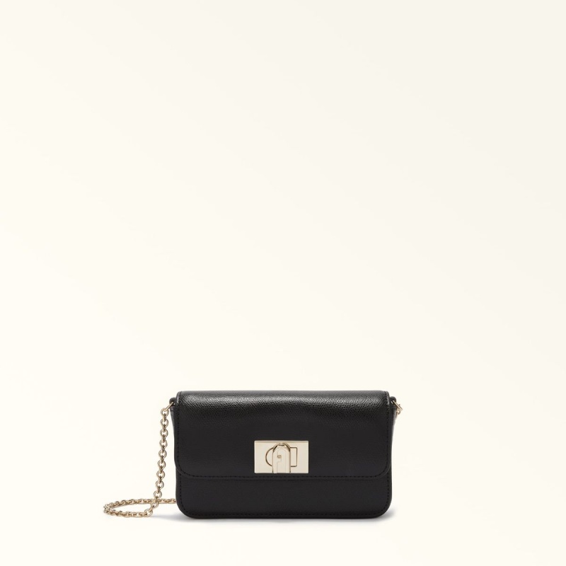 Furla 1927 Mini Vesker Dame Svarte | 3470-AHNSZ