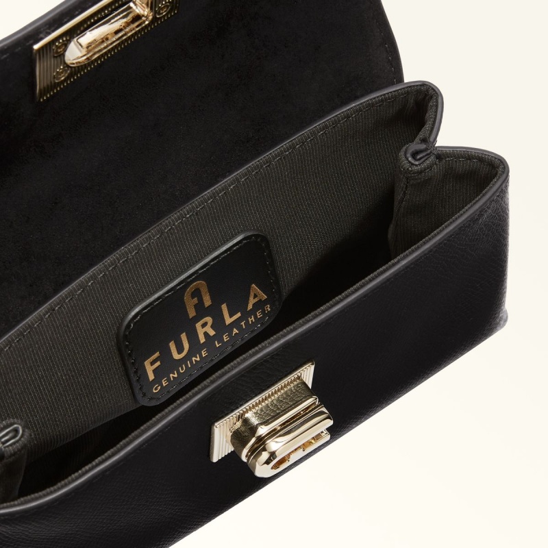 Furla 1927 Mini Vesker Dame Svarte | 4831-EIXVJ