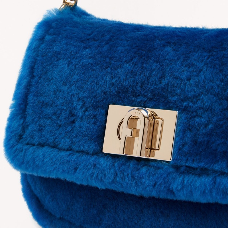 Furla 1927 SOFT Crossbody Veske Dame Marineblå | 6457-BOQKA