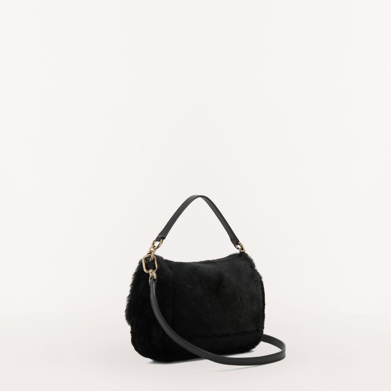 Furla 1927 SOFT Crossbody Veske Dame Svarte | 0546-ELPQW