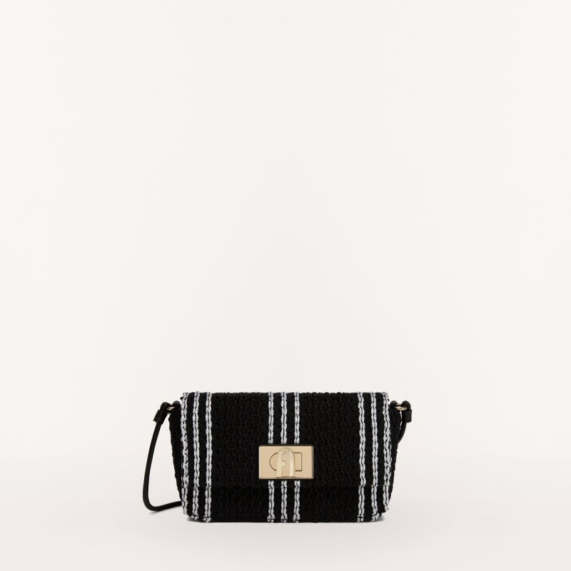 Furla 1927 SOFT Mini Vesker Dame Svarte | 9571-FZACG