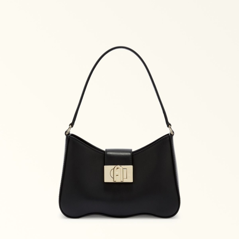 Furla 1927 Skulderveske Dame Svarte | 4893-RFGYH