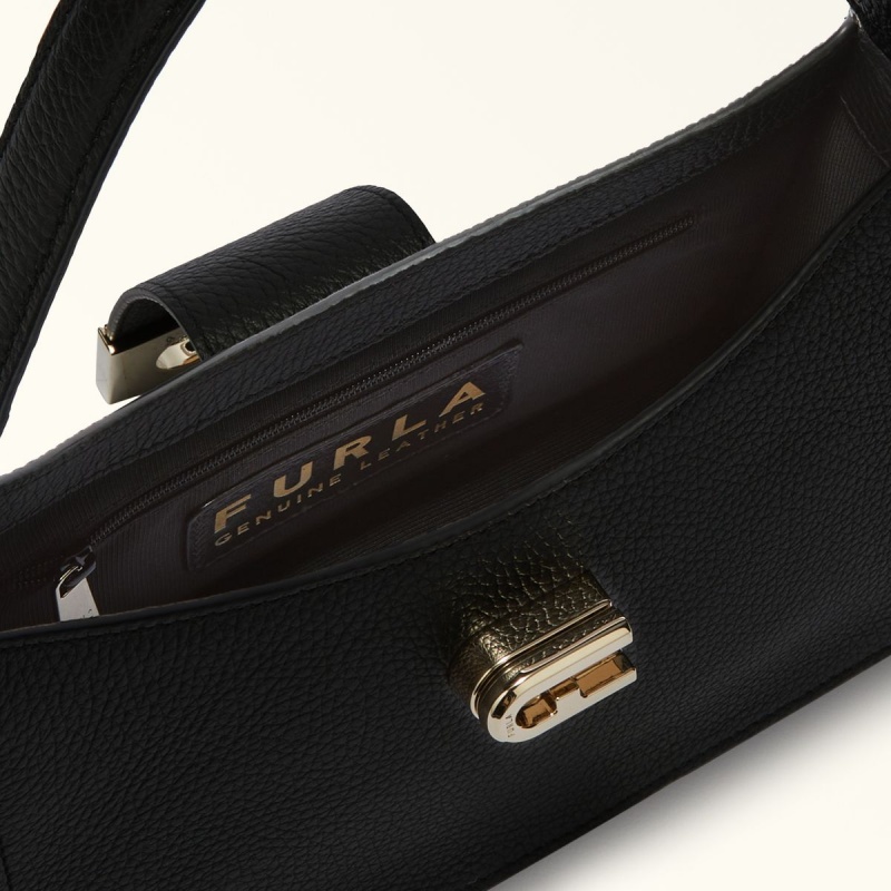 Furla 1927 Skulderveske Dame Svarte | 9276-WPHGO