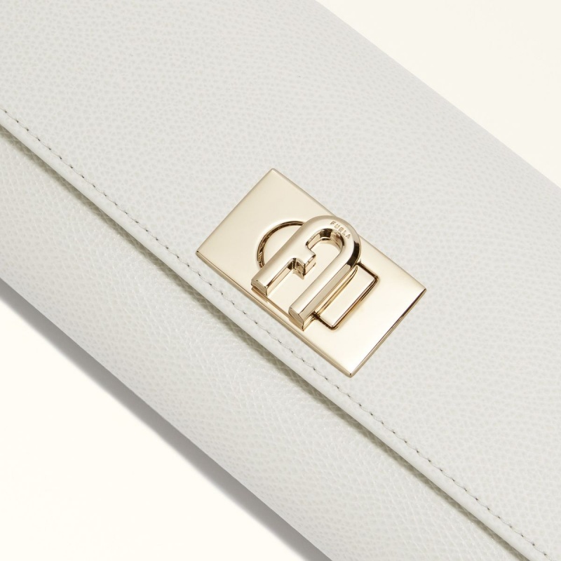 Furla 1927 Stor Lommebok Dame Hvite | 9081-FUSVX