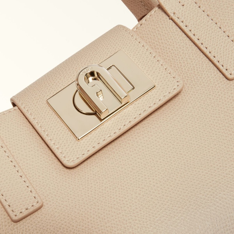 Furla 1927 Totes Dame Pisket Krem | 5834-BAEWJ